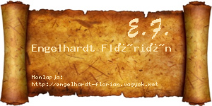 Engelhardt Flórián névjegykártya